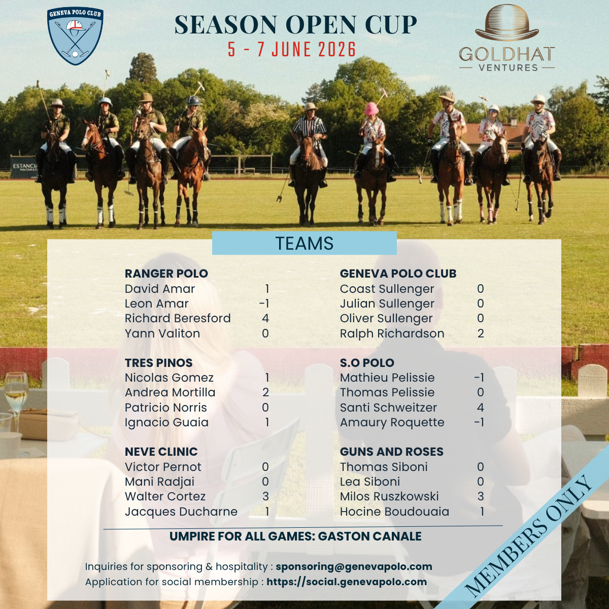Season Open: Asado & Party