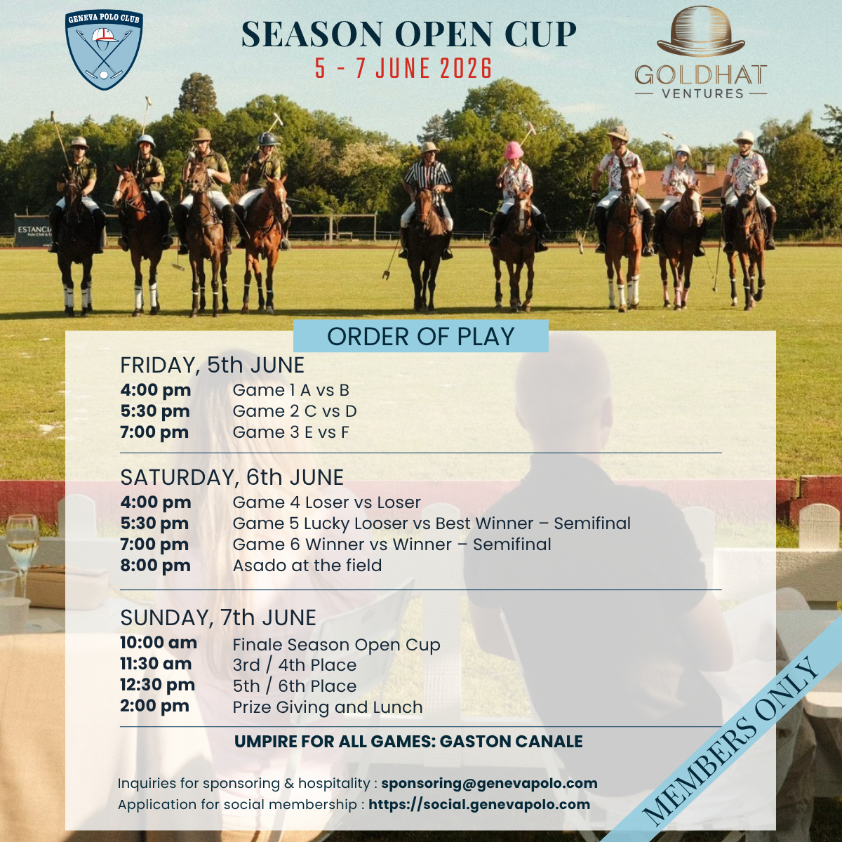 Season Open: Asado & Party